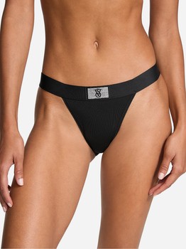 Бавовняные трусики-стринги с логотипом Victoria's Secret Shine Patch